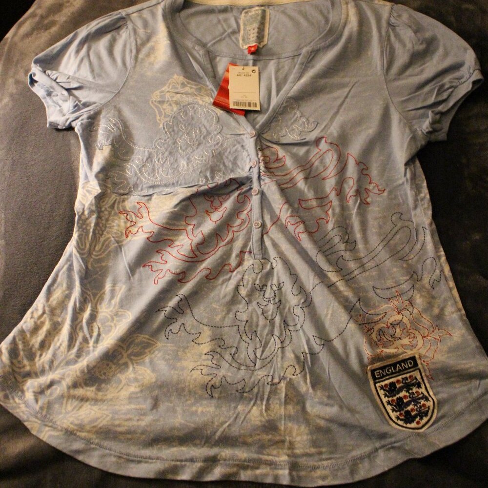 England Soccer Team Fan Shirt